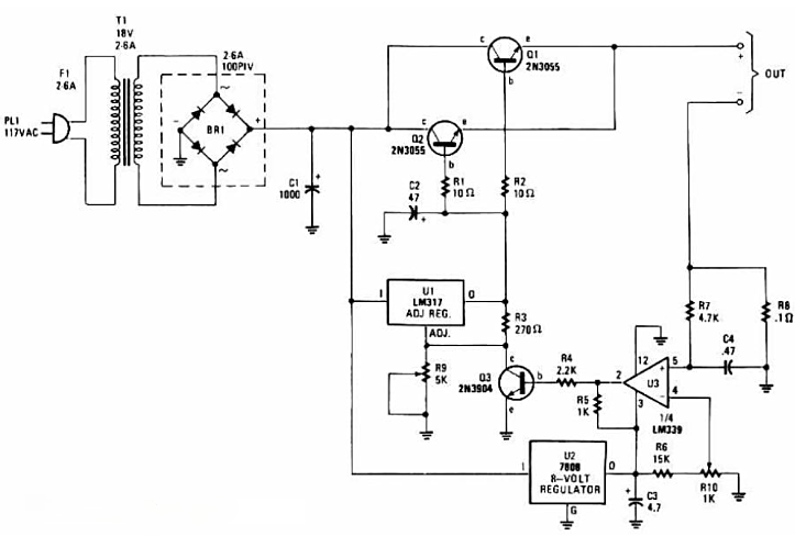 可調穩(wěn)壓電路