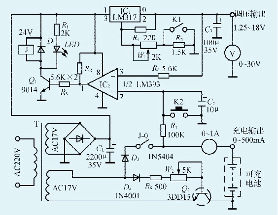可調穩(wěn)壓電路
